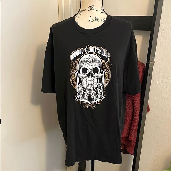 Voodoo Glow Skulls Music Band Black Graphic Shirt - Picture 1 of 9